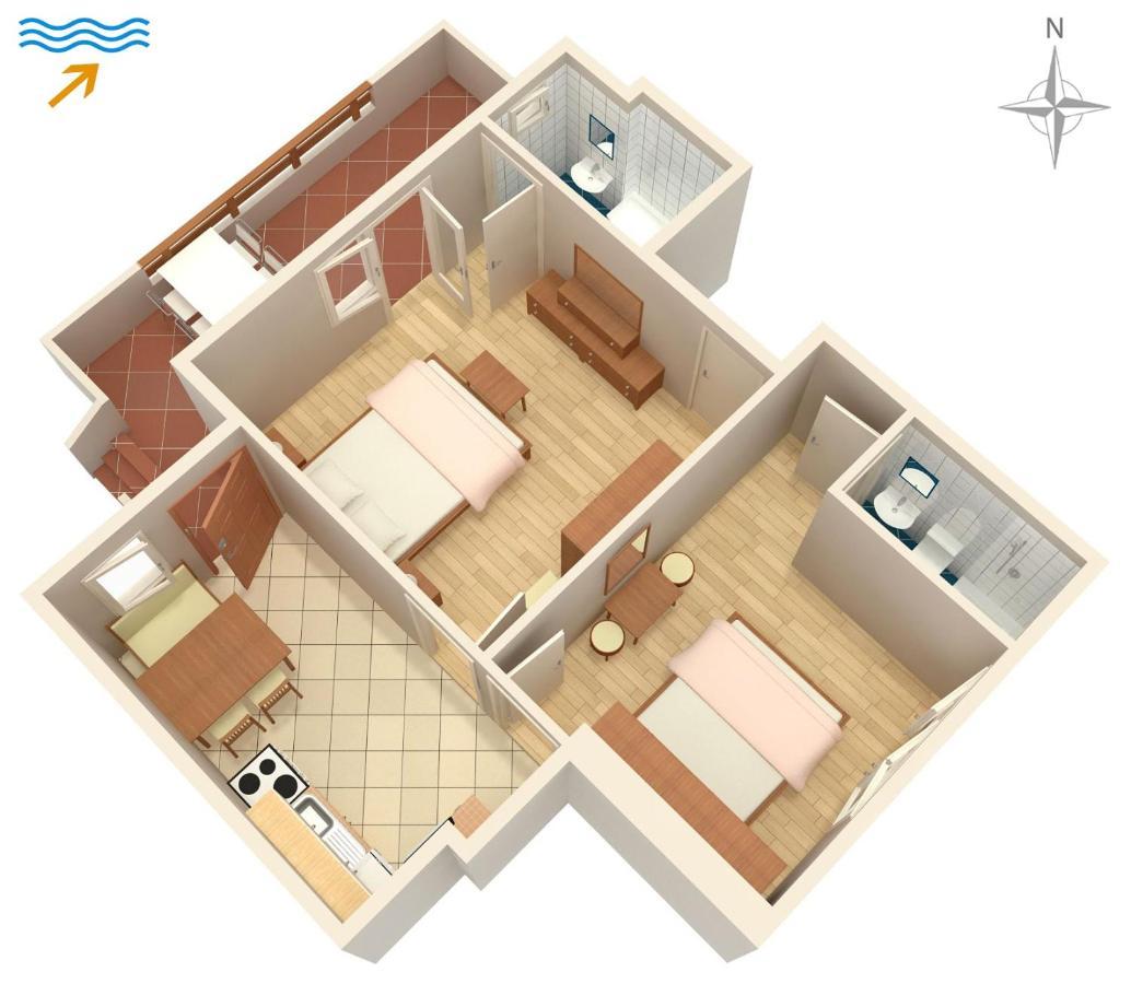 Apartment Supetarska Draga - Donja 5030A Eksteriør bilde